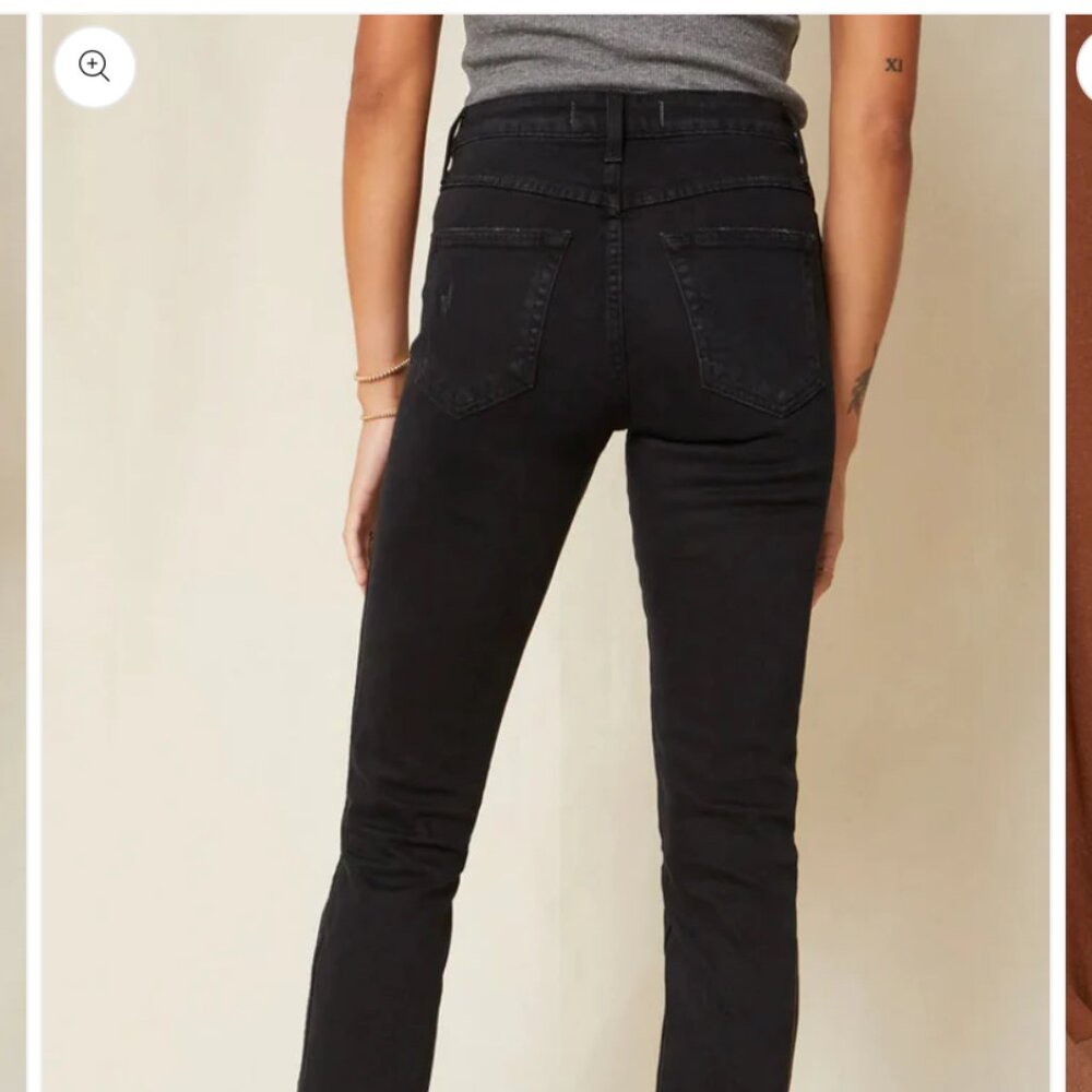 AMO babe high rise slim straight jeans - Picture 2 of 12